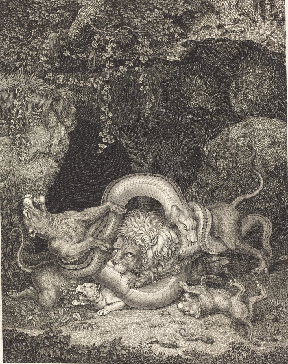 O Animal Laocoonte de Johann Heinrich Wilhelm Tischbein