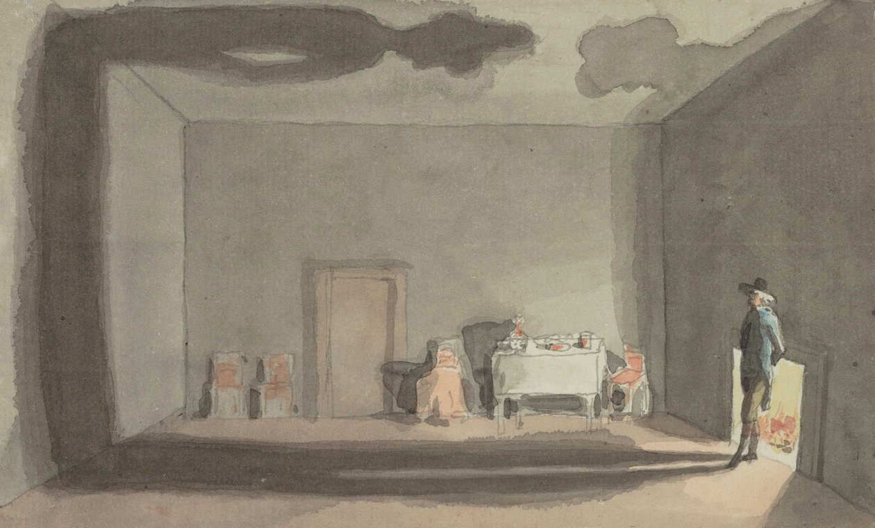A longa sombra, ca 1805. de Johann Heinrich Wilhelm Tischbein