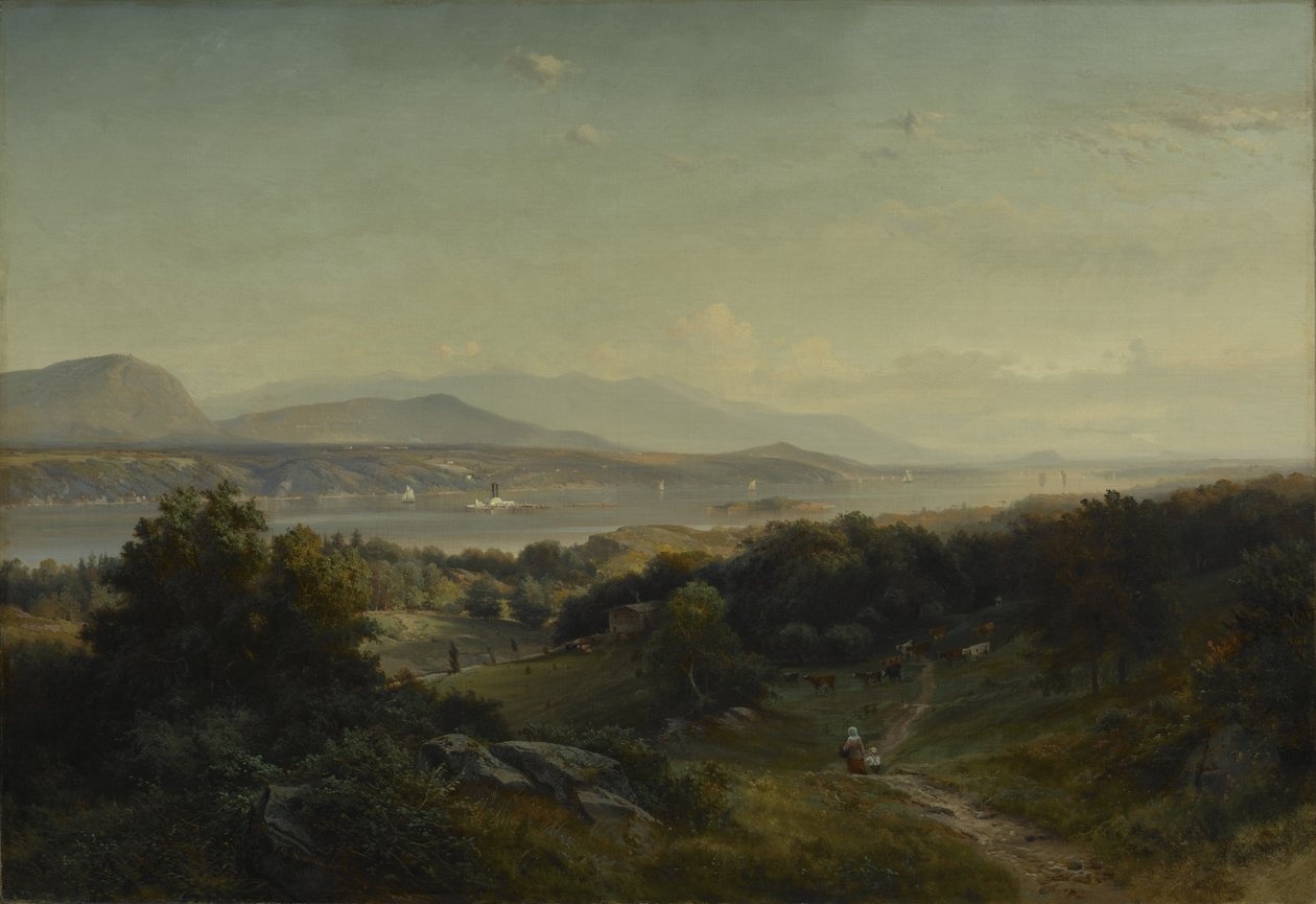 Paisagem, Hyde Park, Nova York, 1859 de Johann Herman Carmiencke