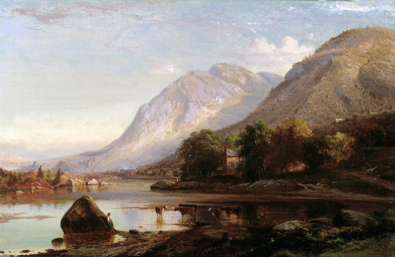 Rio Hudson em Cold Spring de Johann Hermann Carmiencke