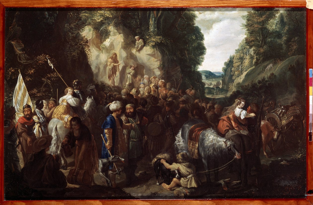 "A Pregação de São João Baptista Pintura de Johann Hulsman (século XVII) 1635 Museu do l