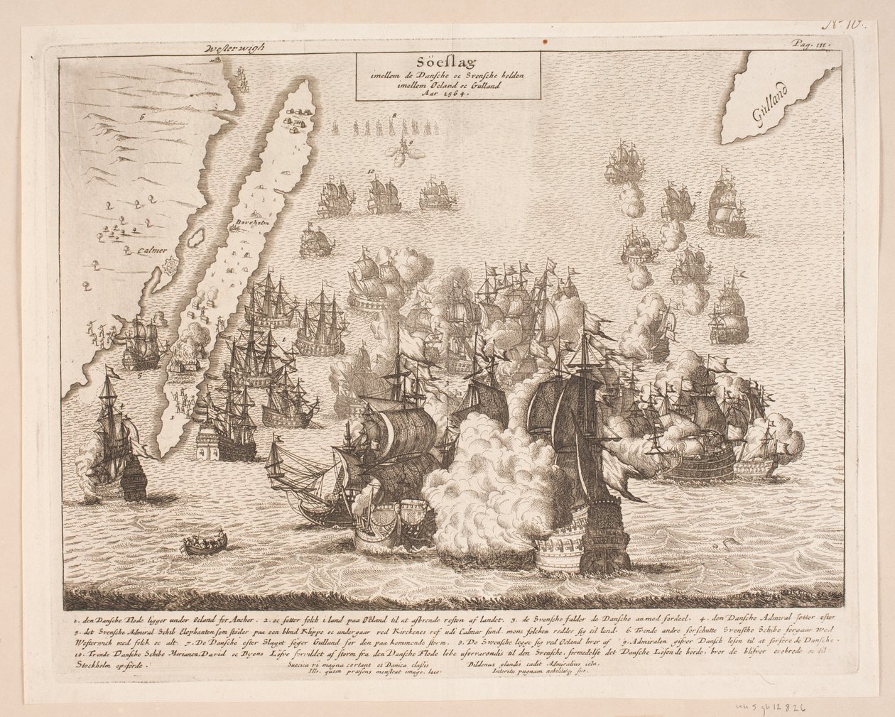 Batalha de Øland e Gulland, 1564 de Johann Husman