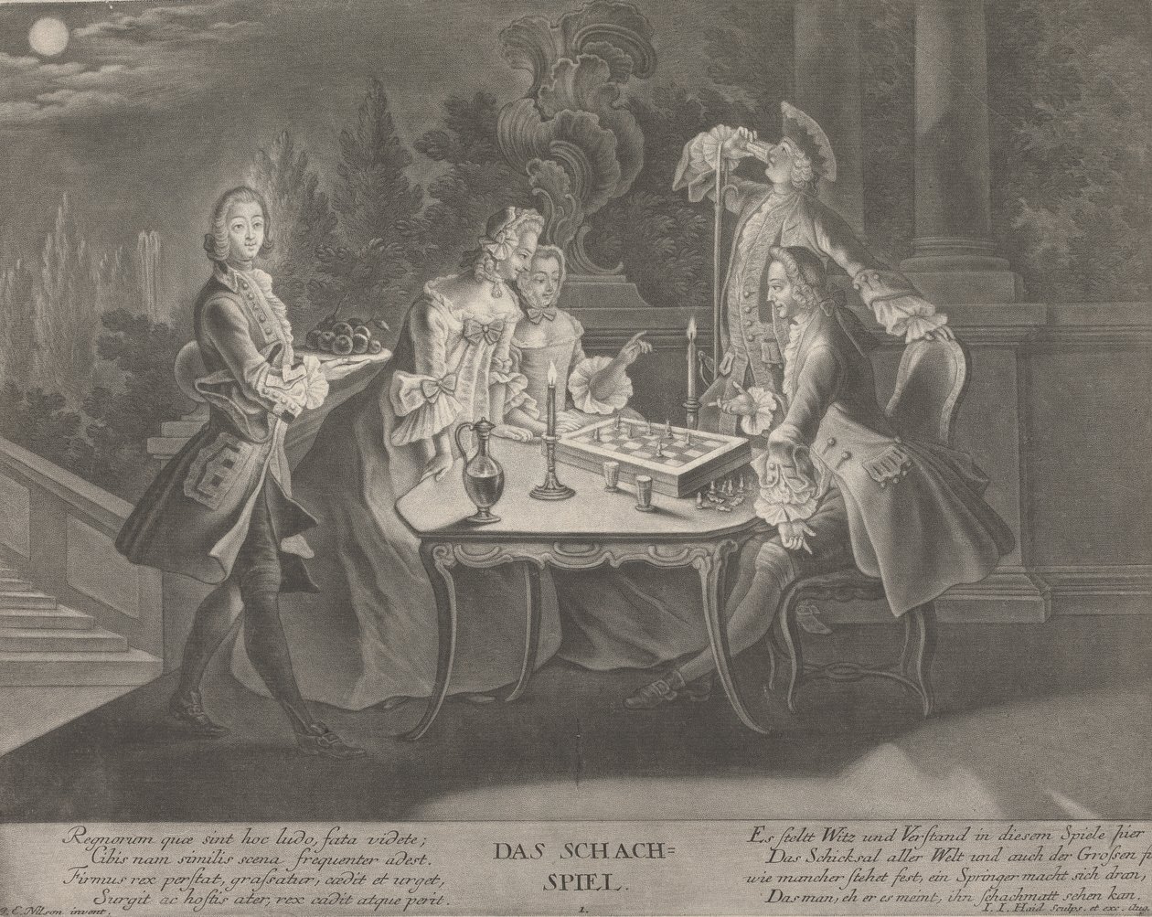 O jogo de xadrez de Johann Jacobus Haid