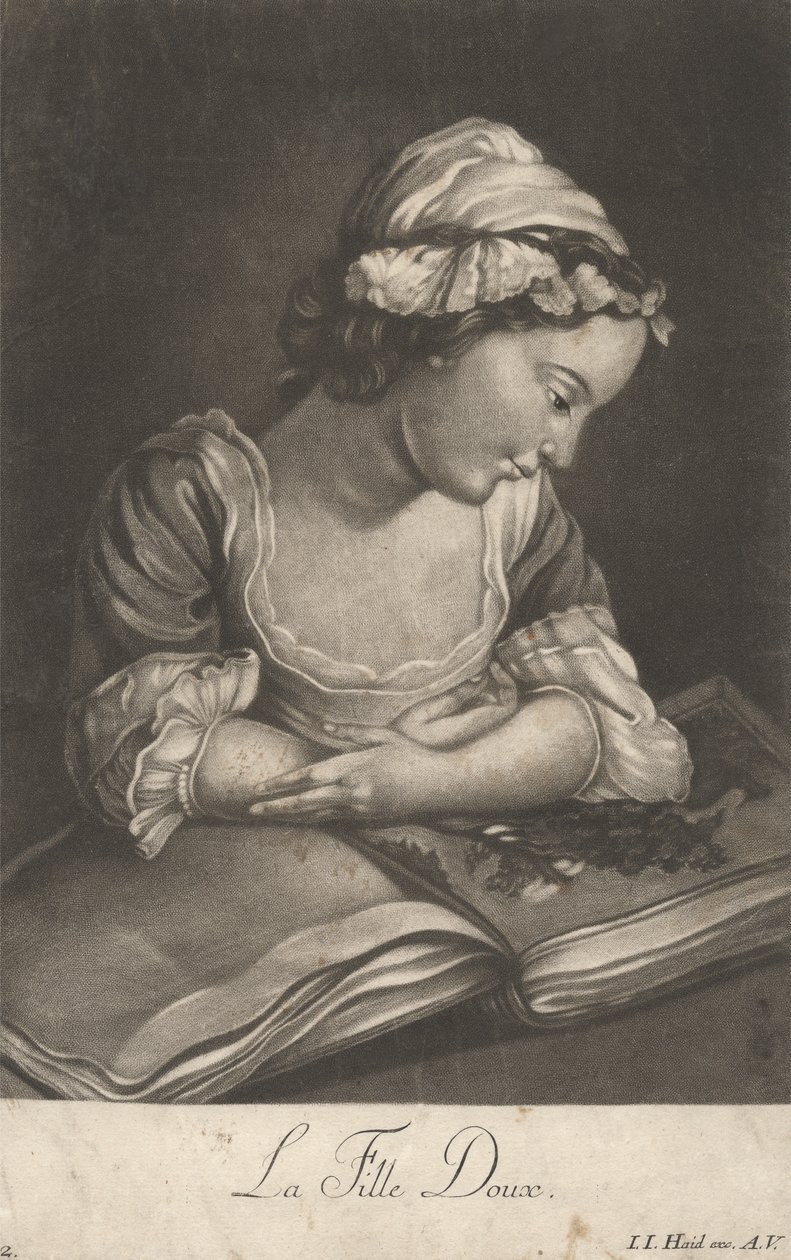 A doce rapariga de Johann Jacobus Haid