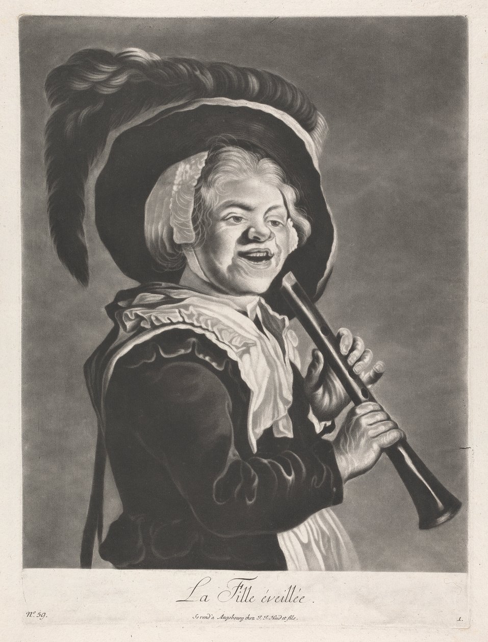 A rapariga acordada de Johann Jacobus Haid