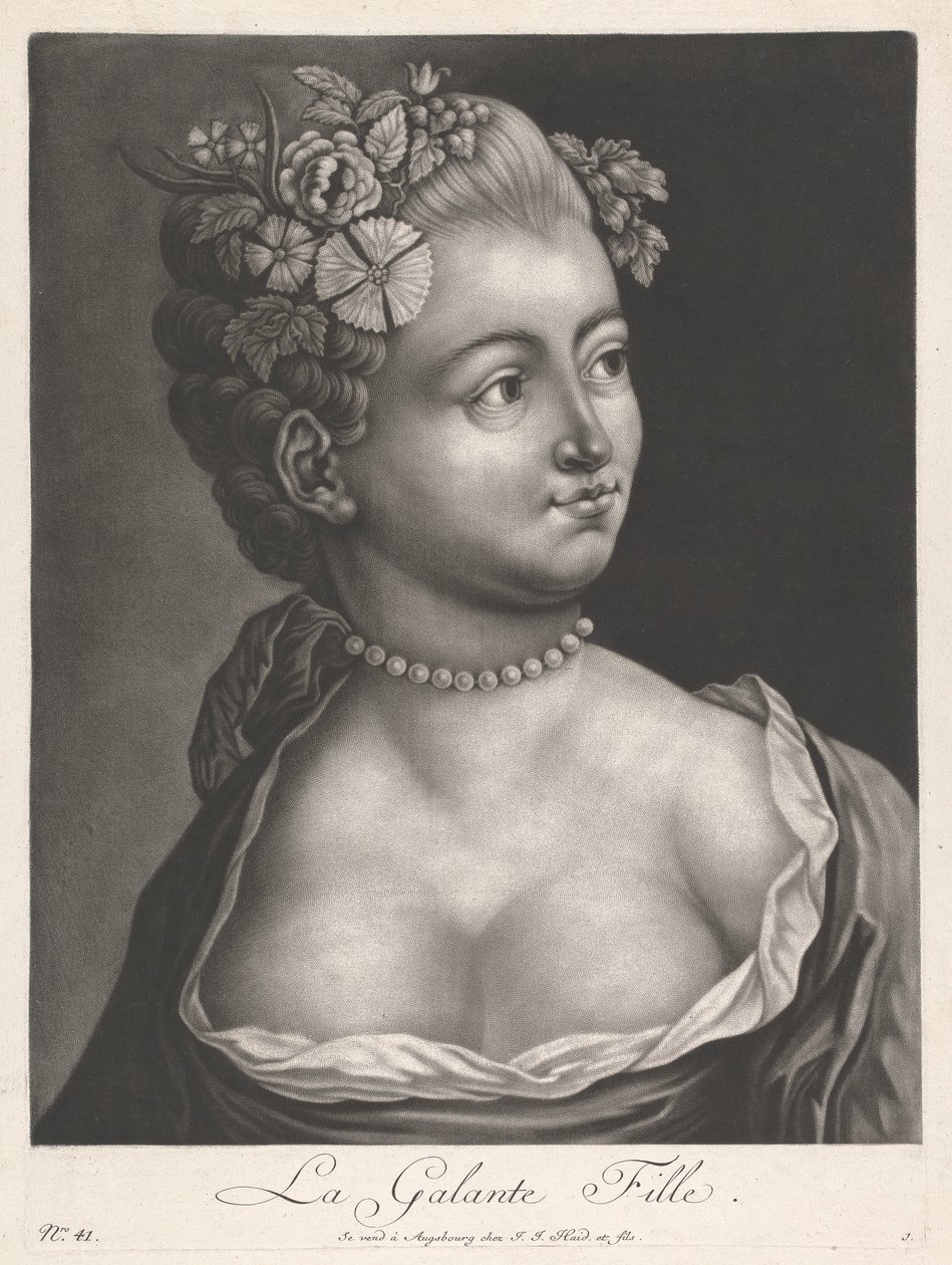 La galante fille de Johann Jacobus Haid