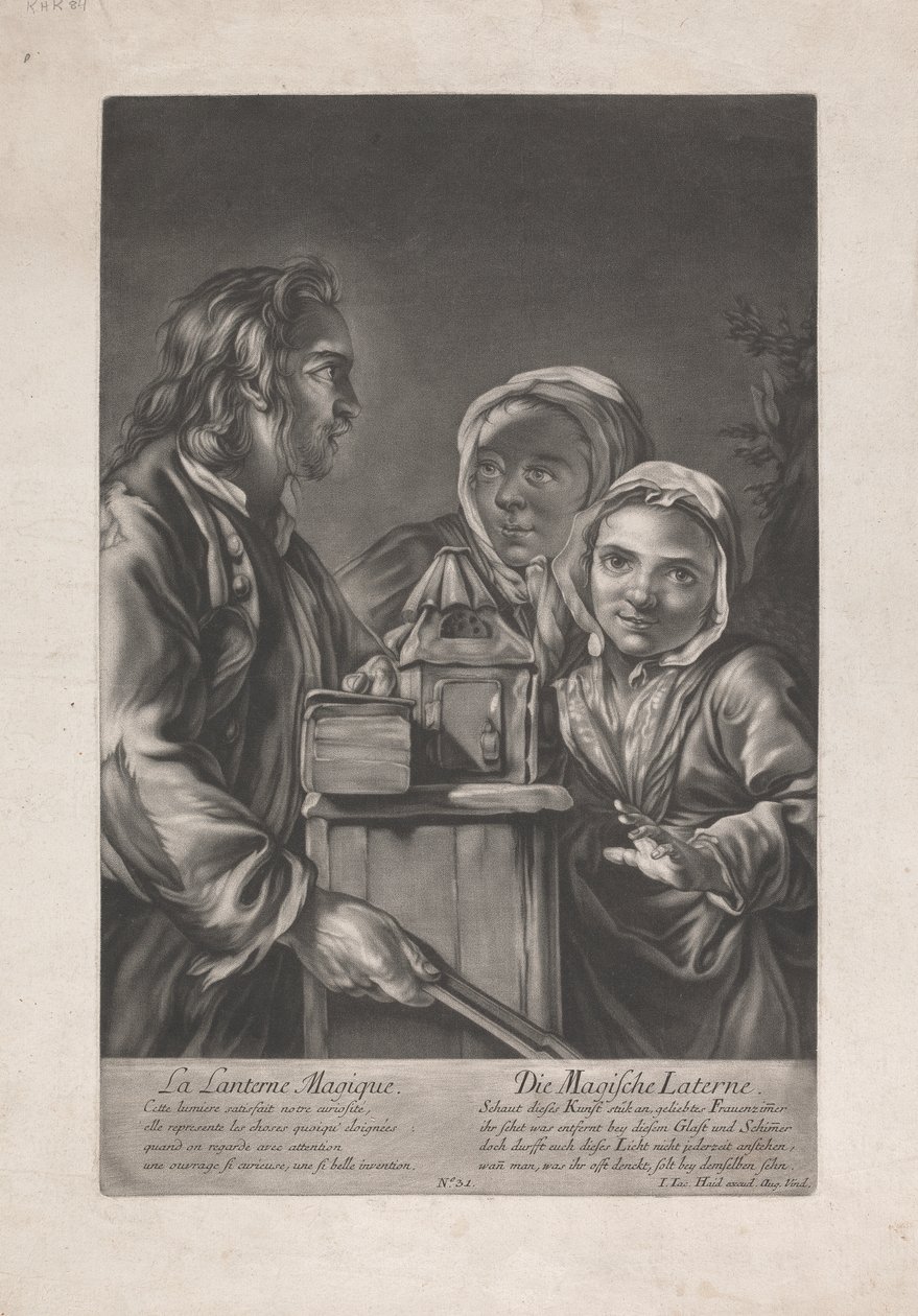 A lanterna mágica de Johann Jacobus Haid