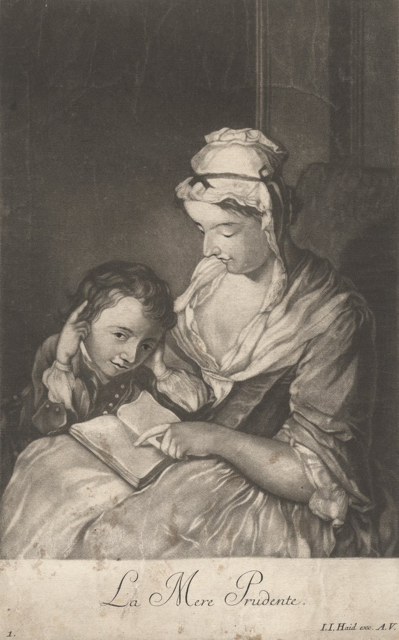 A mãe cautelosa de Johann Jacobus Haid