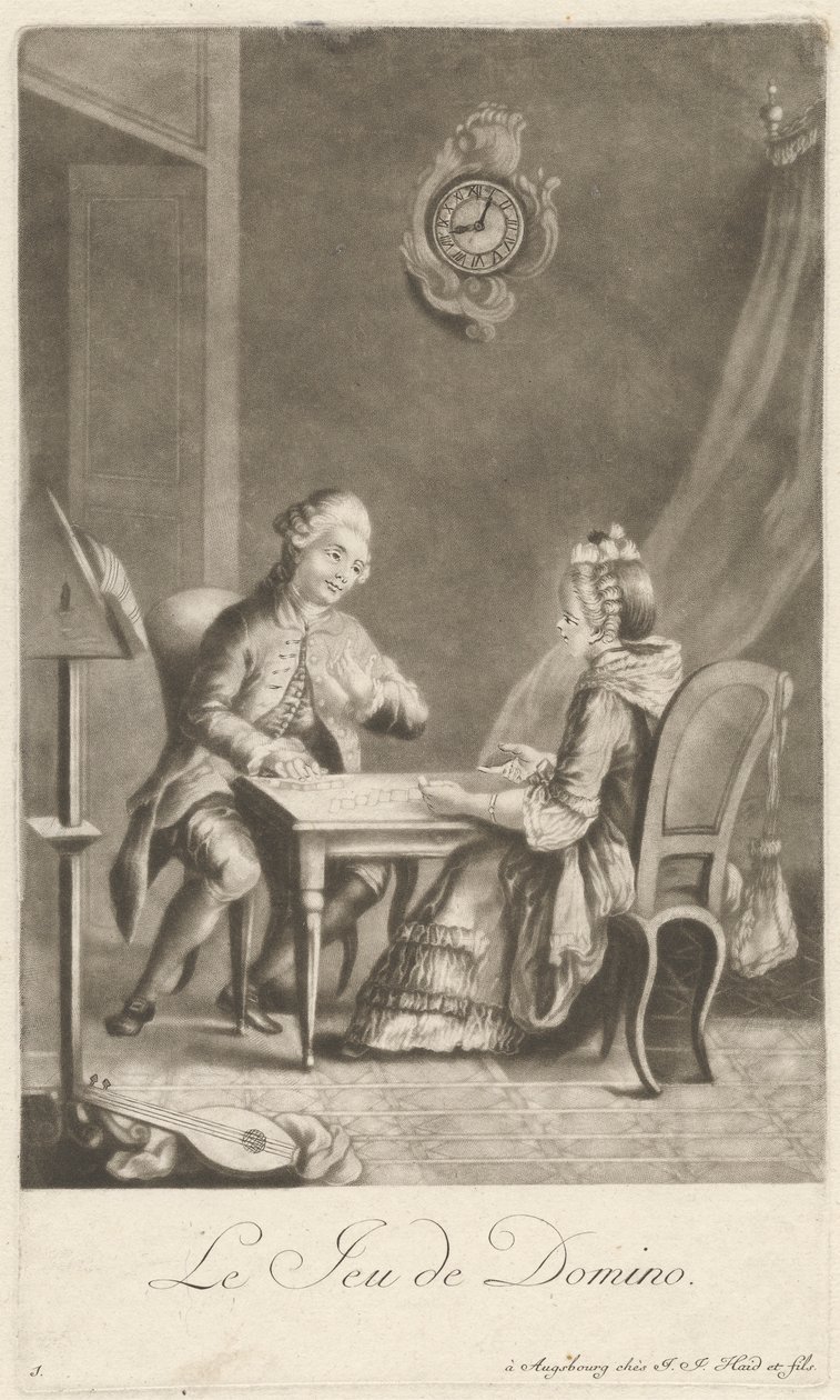 O jogo do dominó de Johann Jacobus Haid