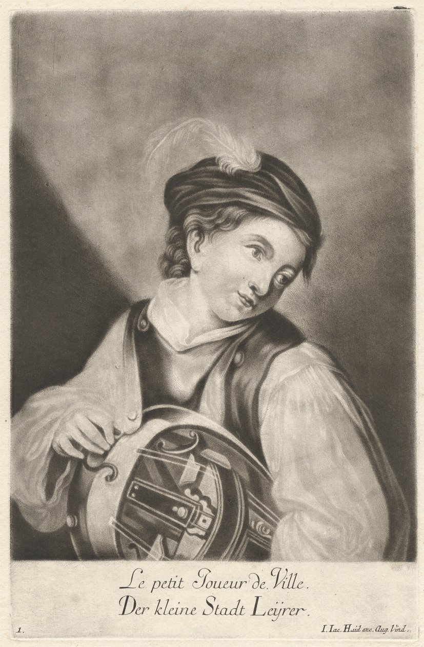O pequeno jogador da cidade de Johann Jacobus Haid