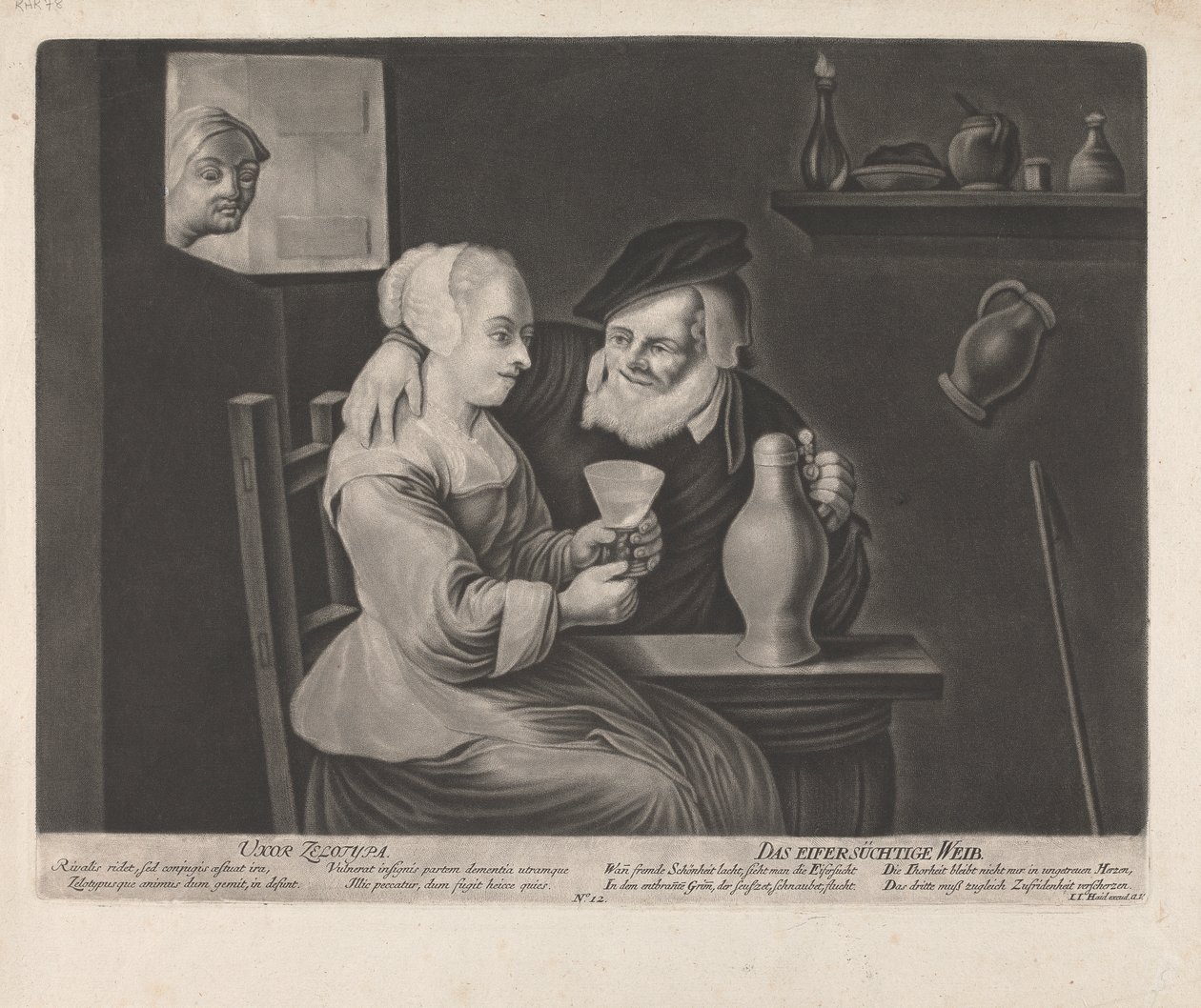 Uxor Zelotypa de Johann Jacobus Haid