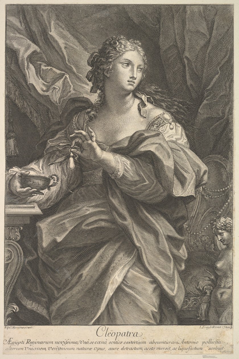 Cleópatra, 1720. de Johann Jakob Frey the Elder