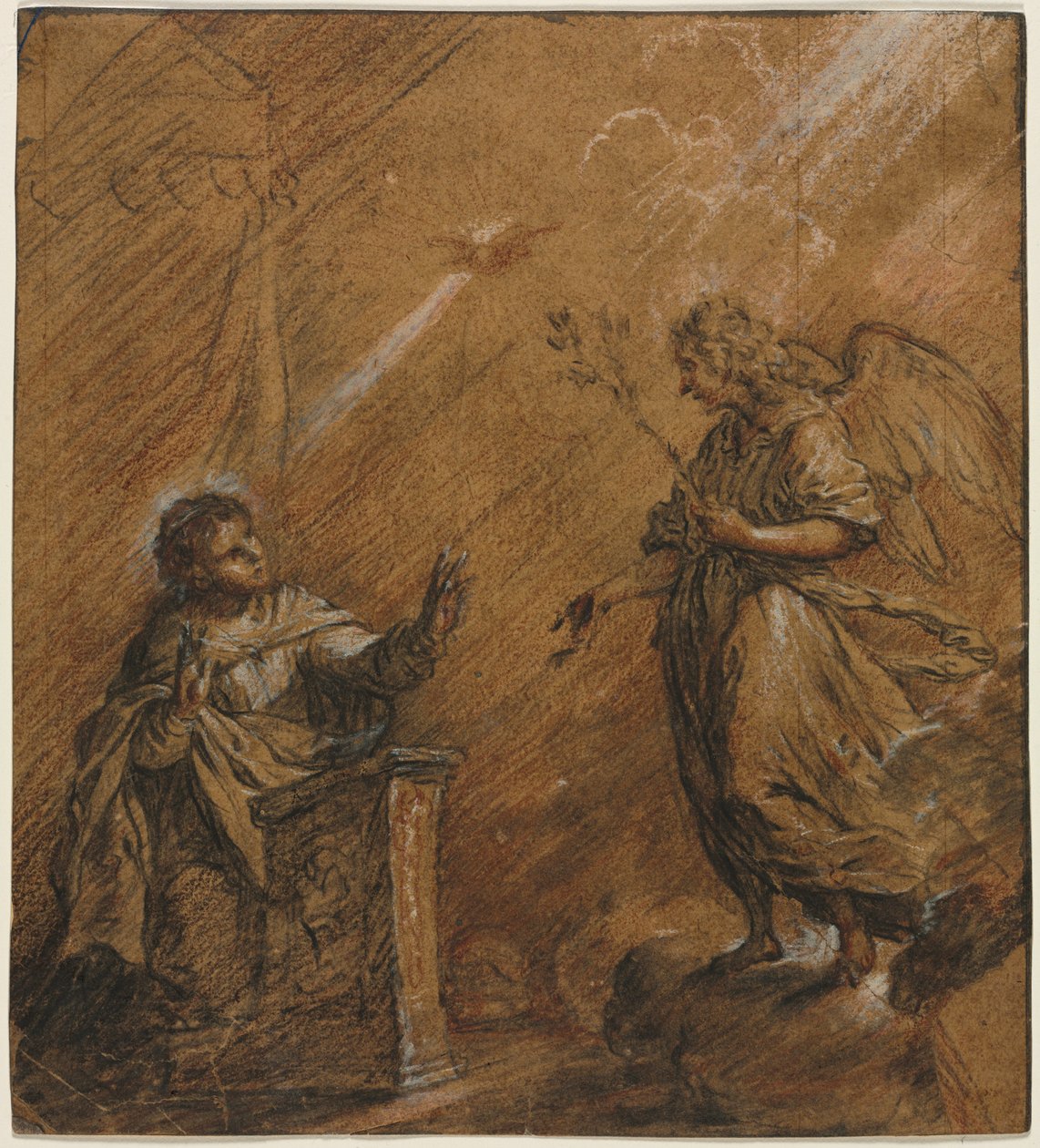 A Anunciação de Johann Jakob von Sandrart