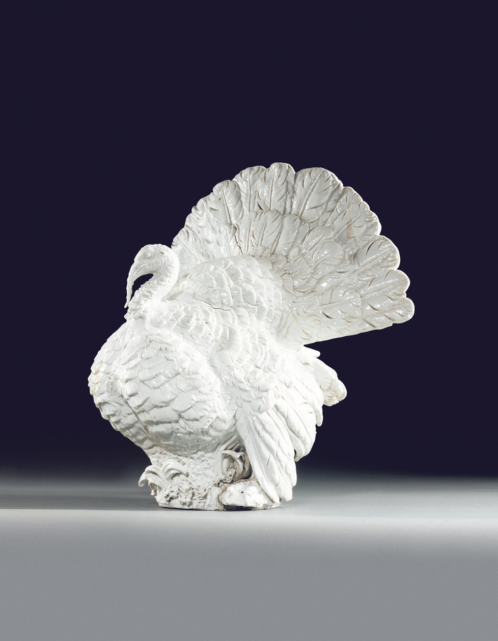 Modelo Meissen de um peru, c.1733 (cerâmica) de Johann Joachim (after) Kändler
