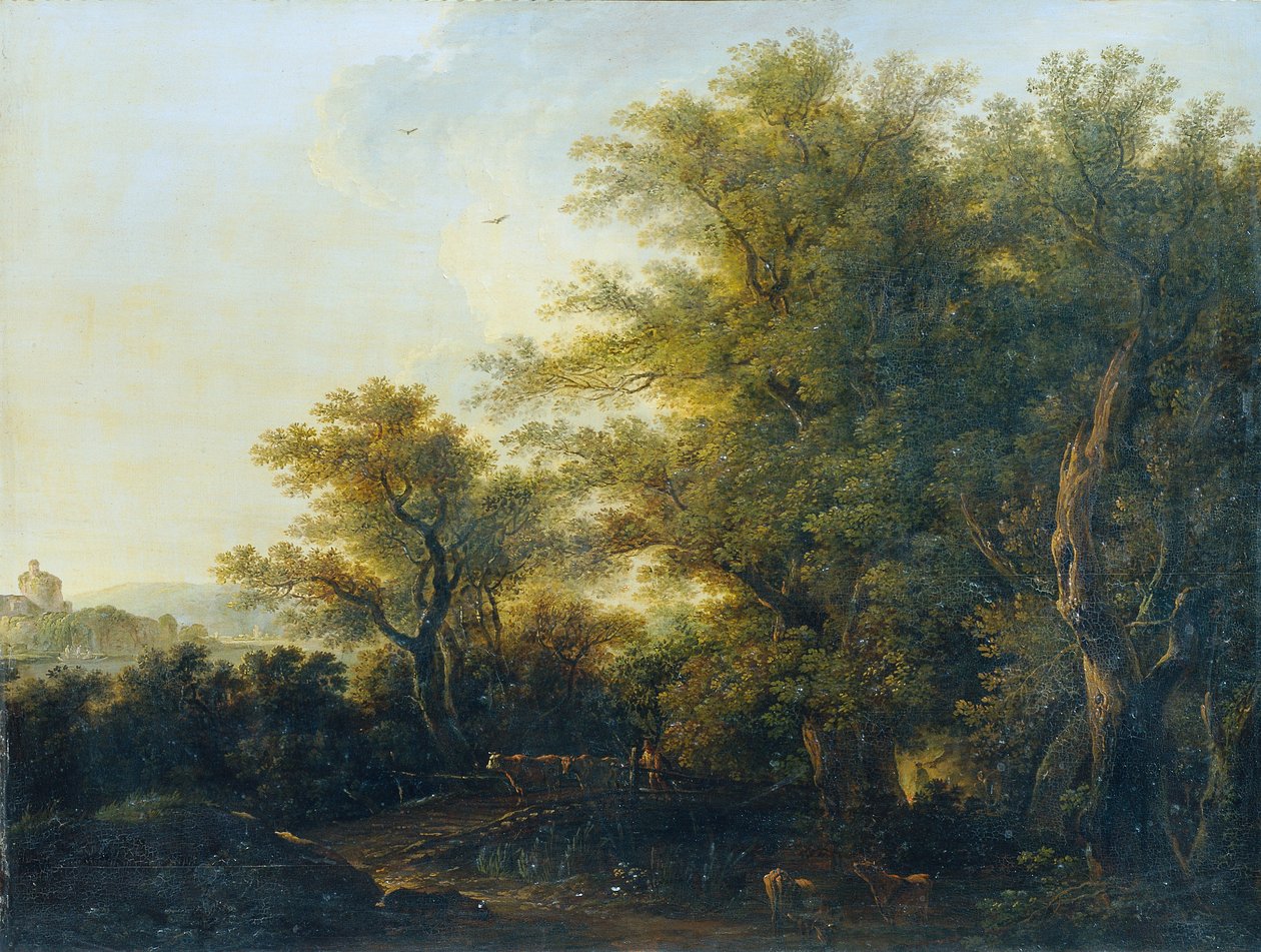 Saída da floresta de Johann Josef Schindler