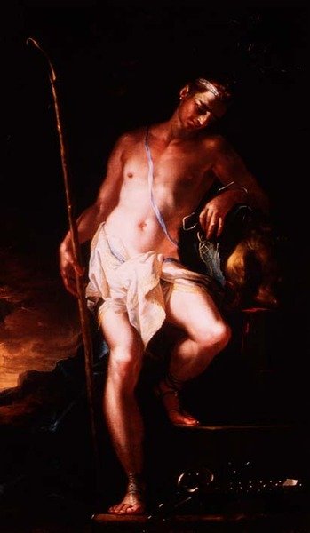 David com a cabeça de Golias de Johann Kaspar Sing