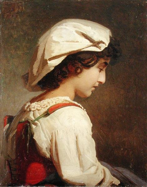 Garota italiana de Johann Koler