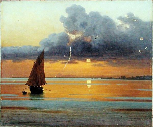 Pôr-do-sol na Crimeia de Johann Koler