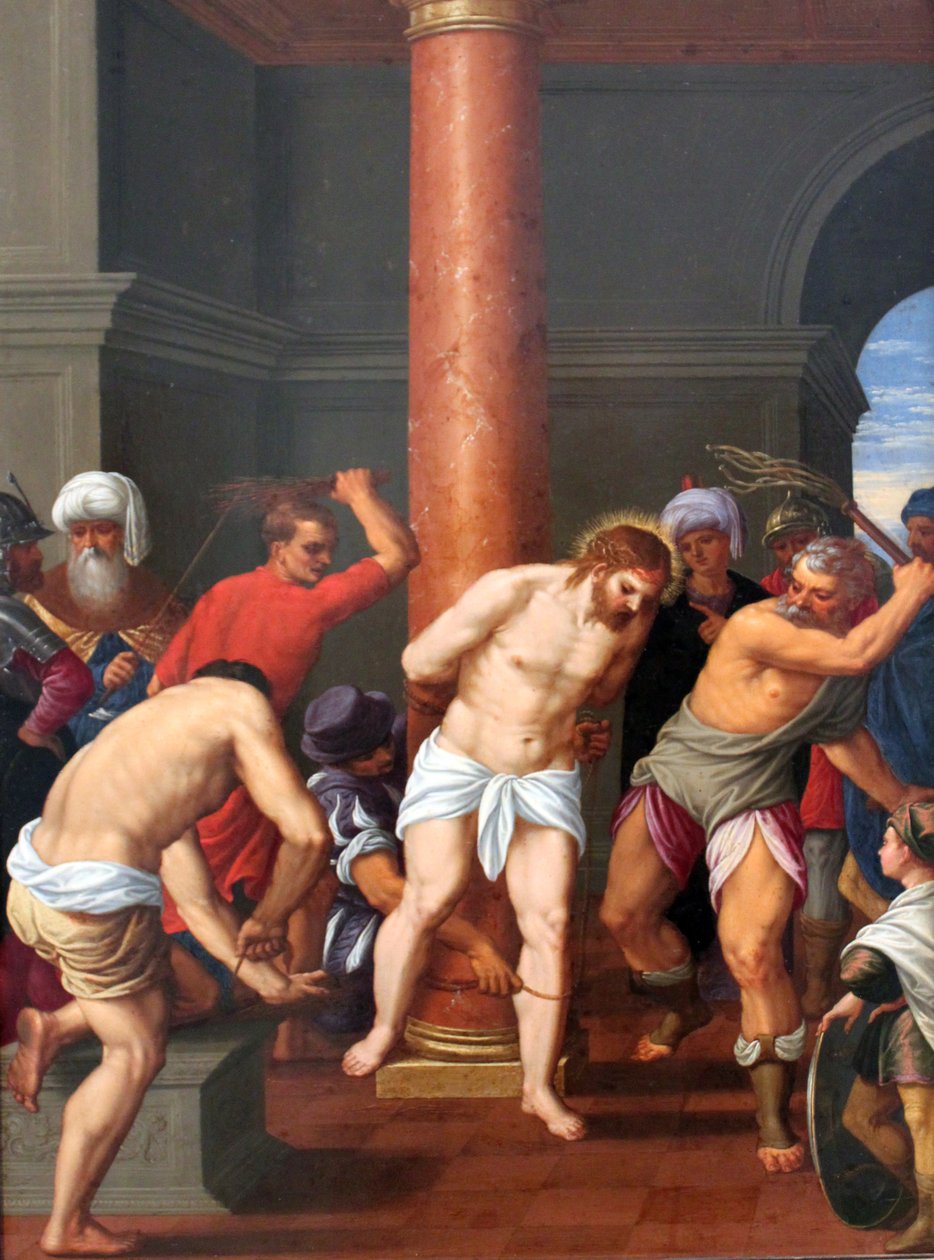 Alemão: Geißelung Christi A Flagelação de Cristo de Johann König