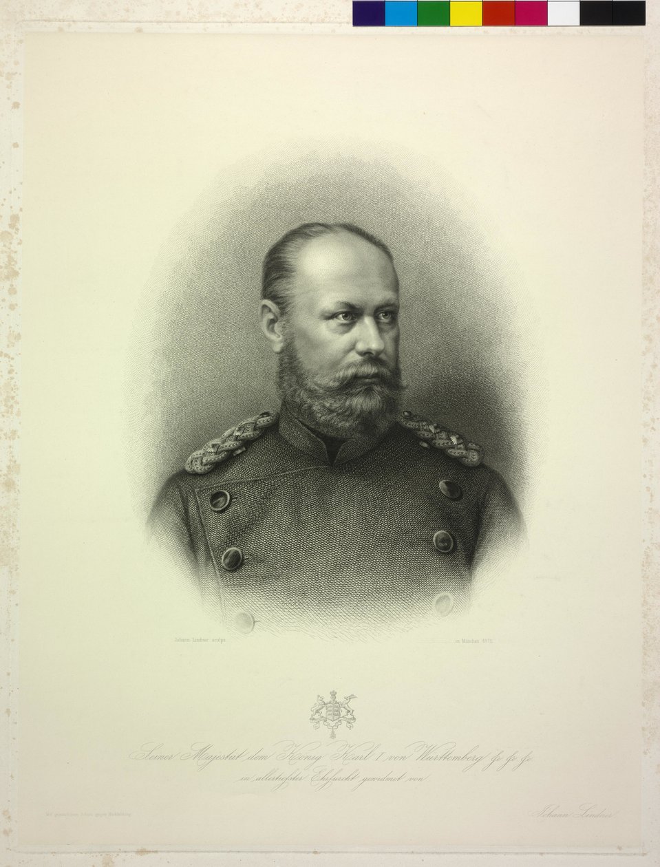 Rei de Wuerttemberg Carlos I de Johann Lindner