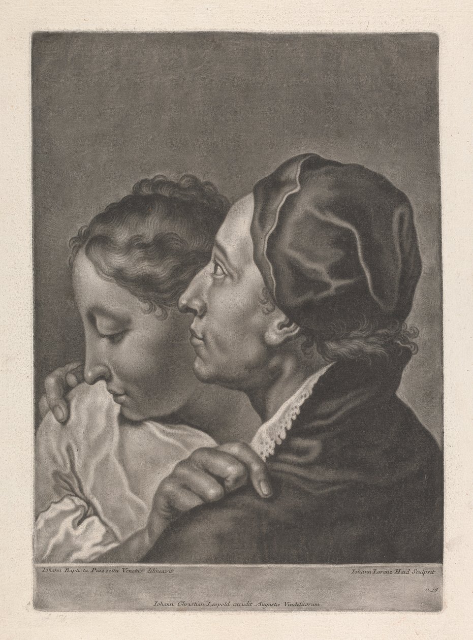 Retrato de um Homem e de uma Mulher de Johann Lorenz Haid