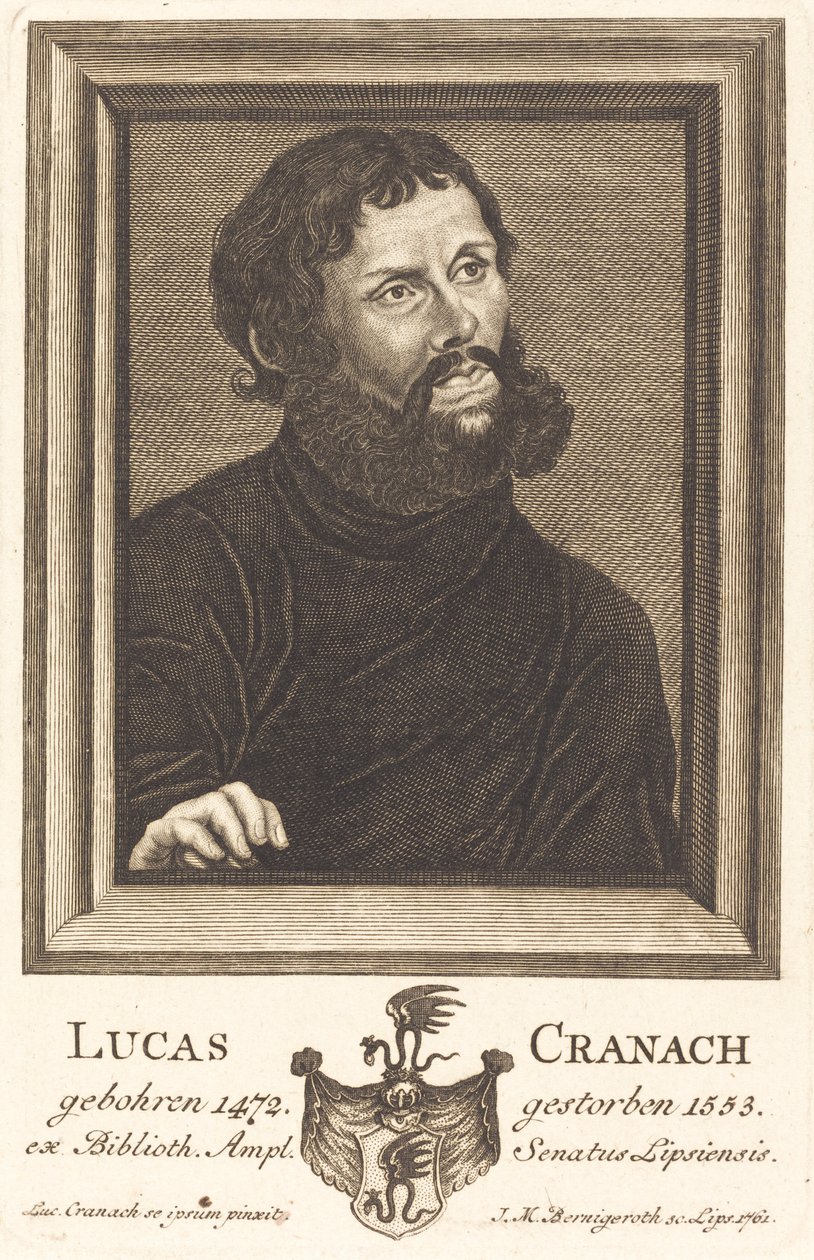 Lucas Cranach de Johann Martin Bernigeroth