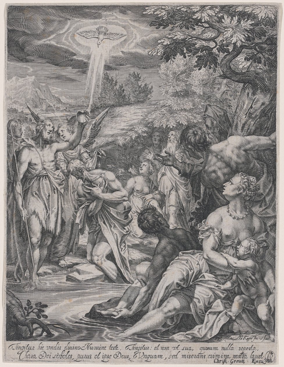 O Batismo de Cristo de Johann Matthias Kager