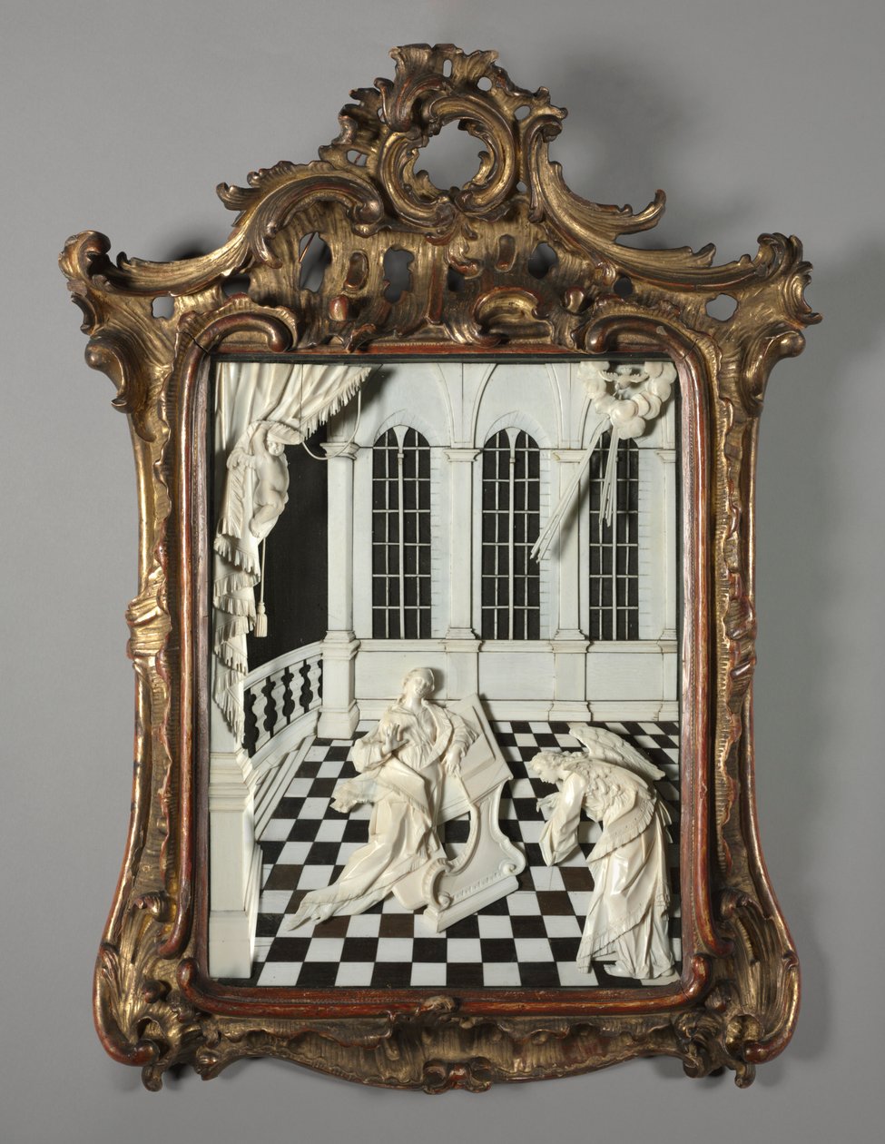 A Anunciação, década de 1750. de Johann Michael Düchert