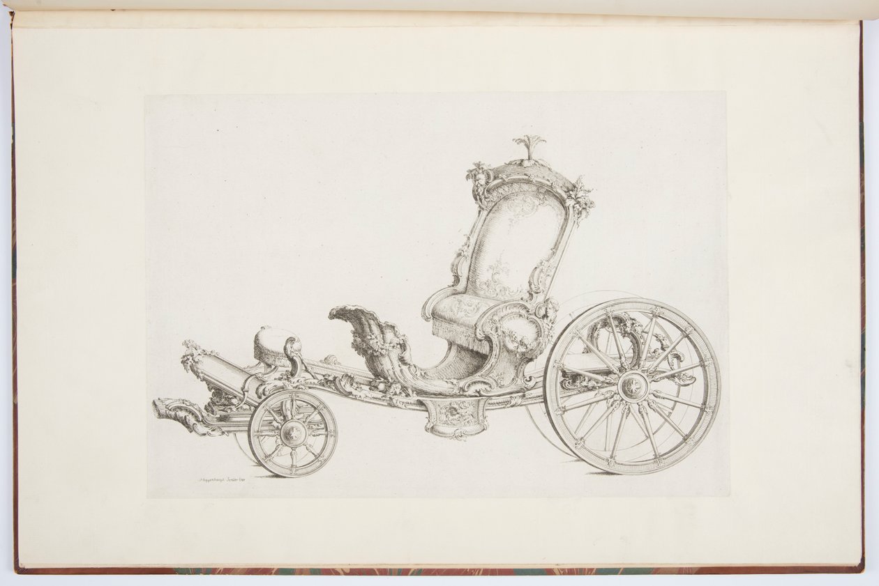 Projeto para um Cabriolet de Johann Michael Hoppenhaupt II