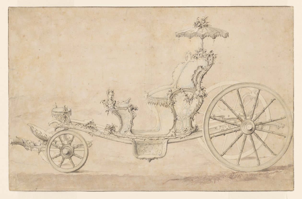 Projeto para um Cabriolet de Johann Michael Hoppenhaupt II
