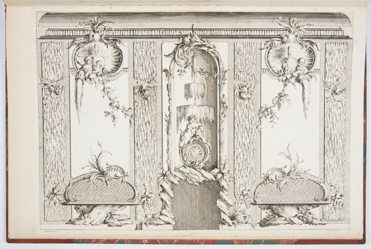 Design para uma tela de Johann Michael Hoppenhaupt II