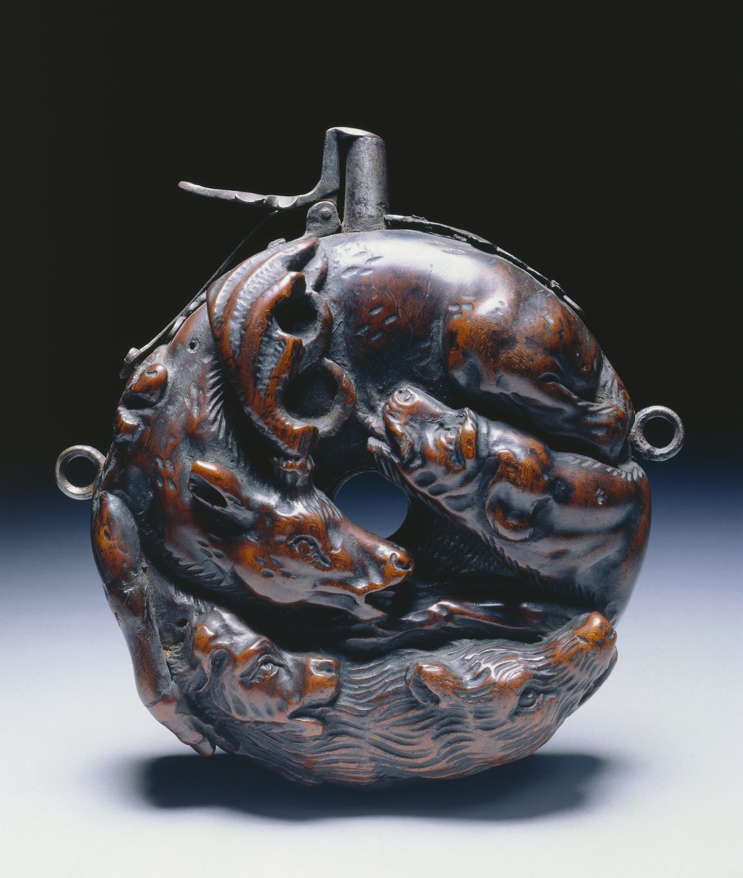 Balão de pó, c.1680 de Johann Michael Maucher