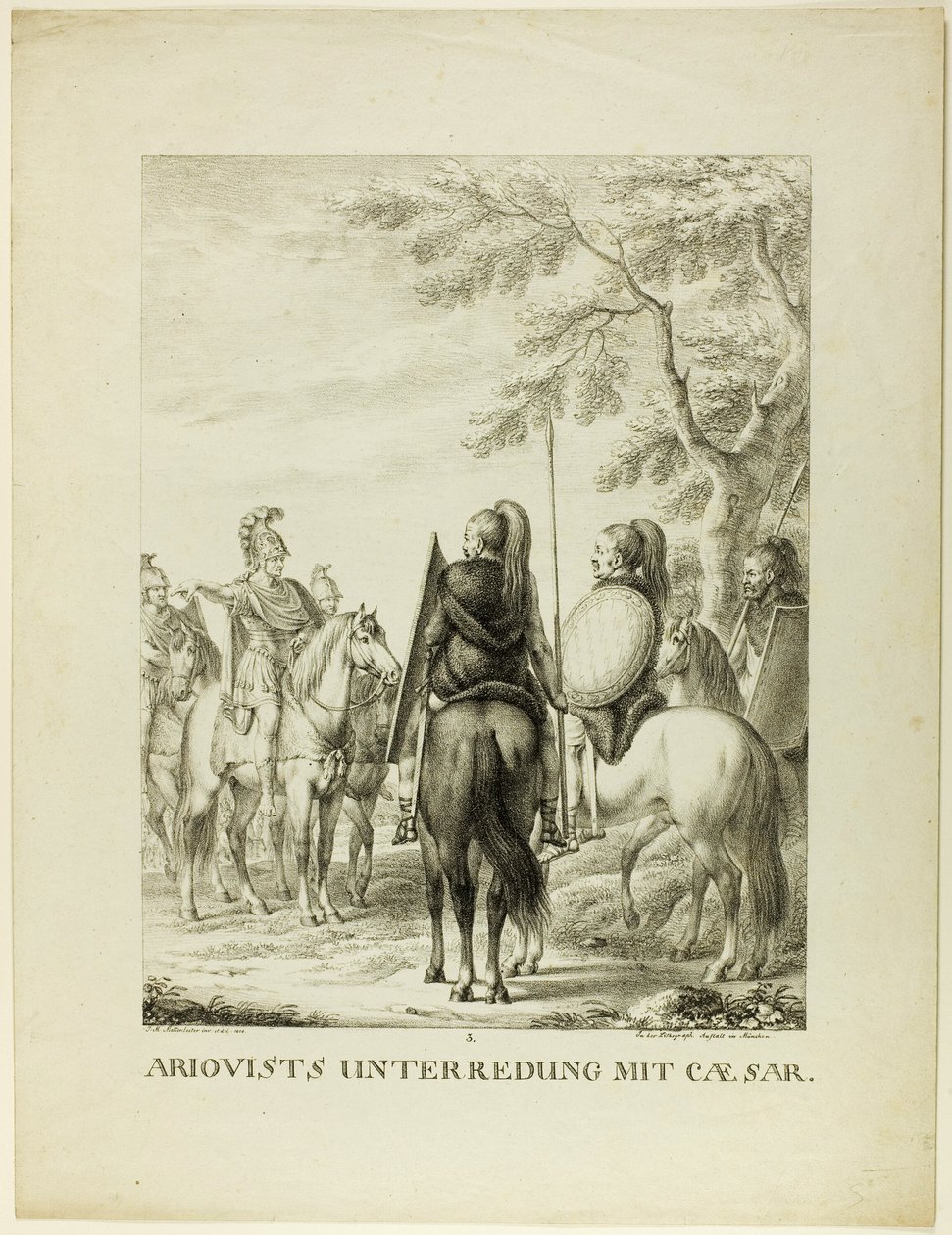 Conversa de Arioviste com Caezar de Johann Michael Mettenleiter