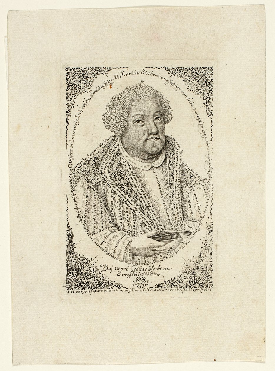 Martinho Lutero de Johann Michael Puchler
