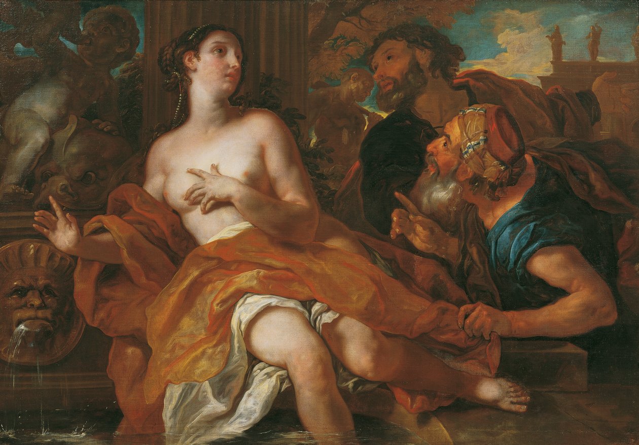 Susanna e os dois velhos de Johann Michael Rottmayr