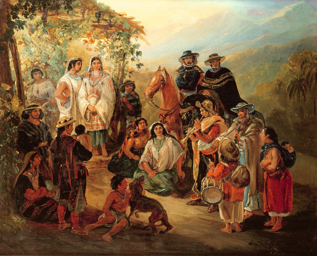 Trajes Regionais, 1850 de Johann Moritz Rugendas