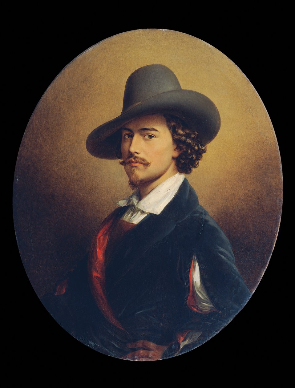 O pintor Eduard Ender de Johann Nepomuk Ender