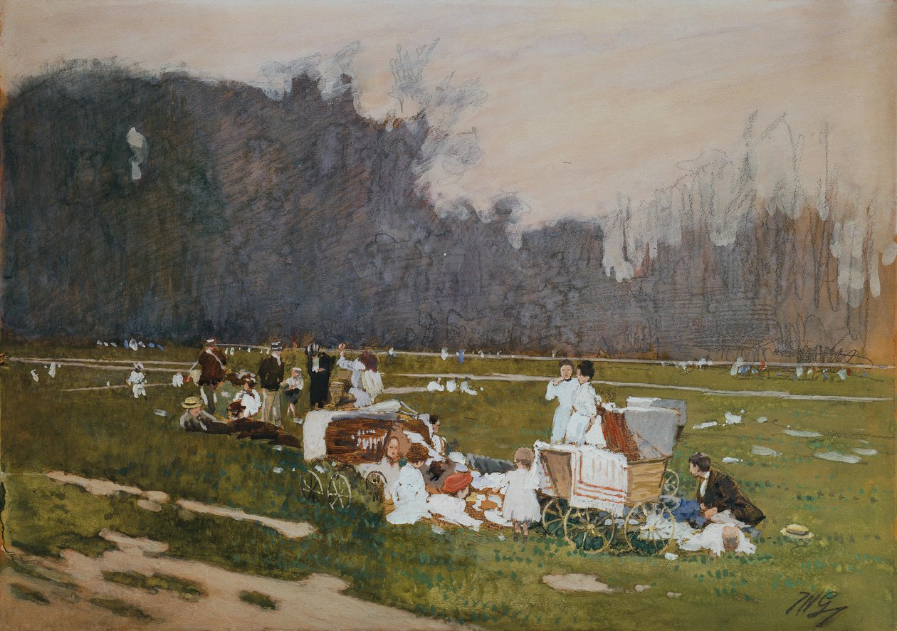 No prado de Johann Nepomuk Geller
