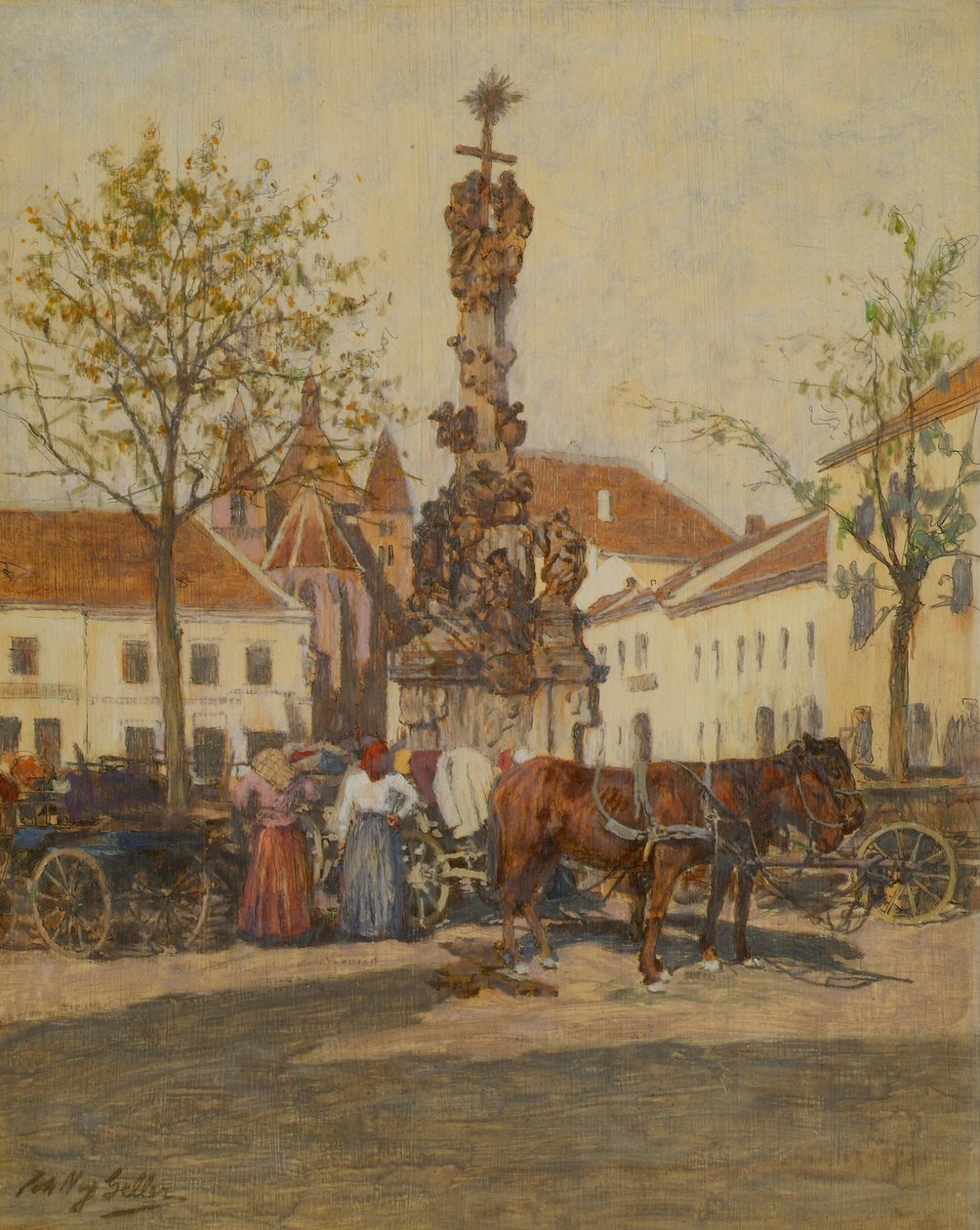 Castelo de Harrow de Johann Nepomuk Geller