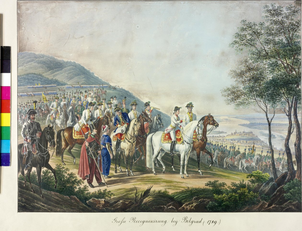 Arquiduque Francisco cerco de Belgrado 1789 de Johann Nepomuk Hoechle