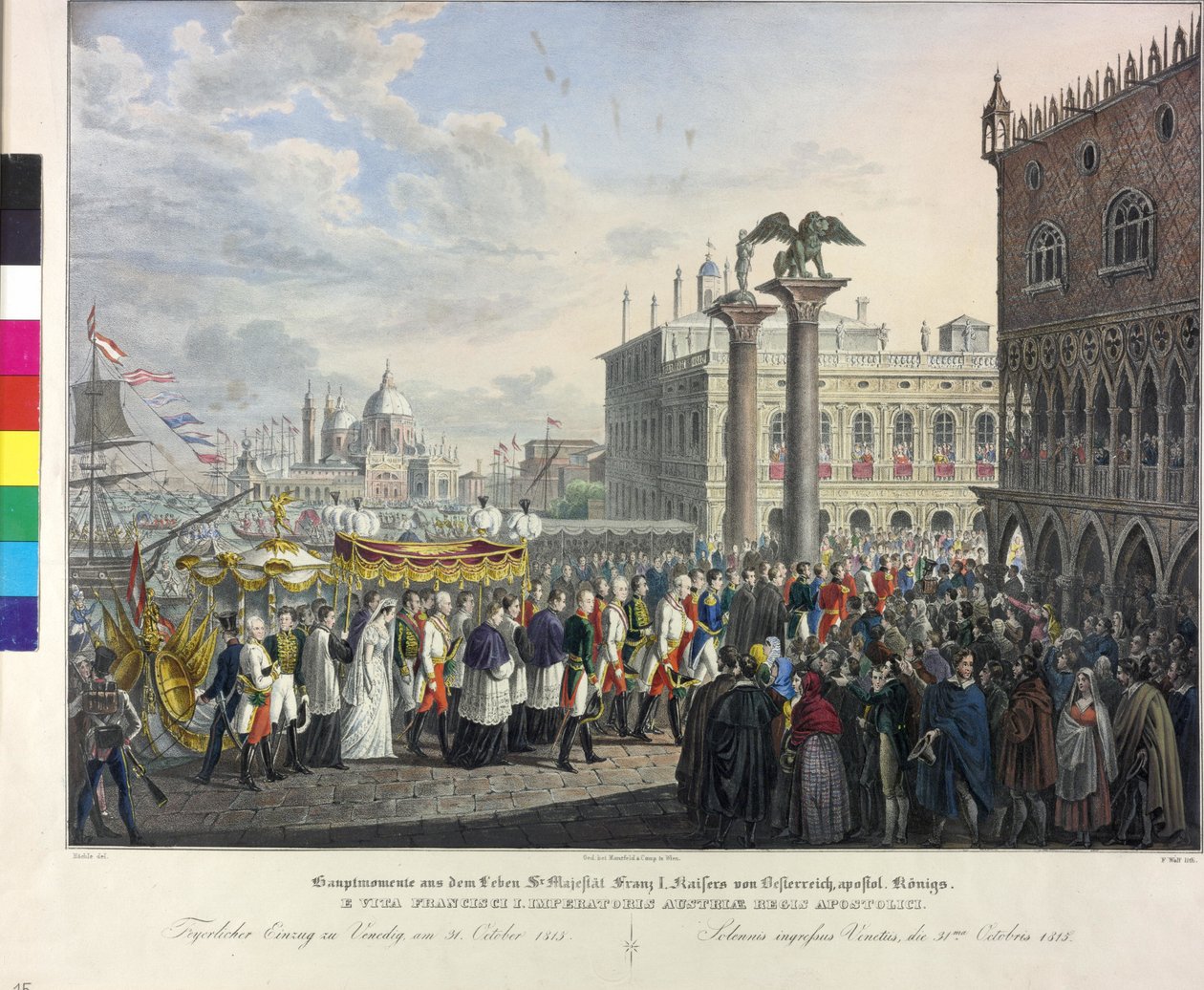 Ocupação em Veneza 1815 de Johann Nepomuk Hoechle