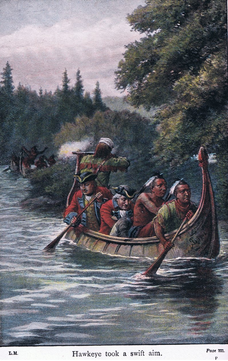 Hawkeye levou um pontaria rápida, 1910 de Johann Nepomuk Schonberg