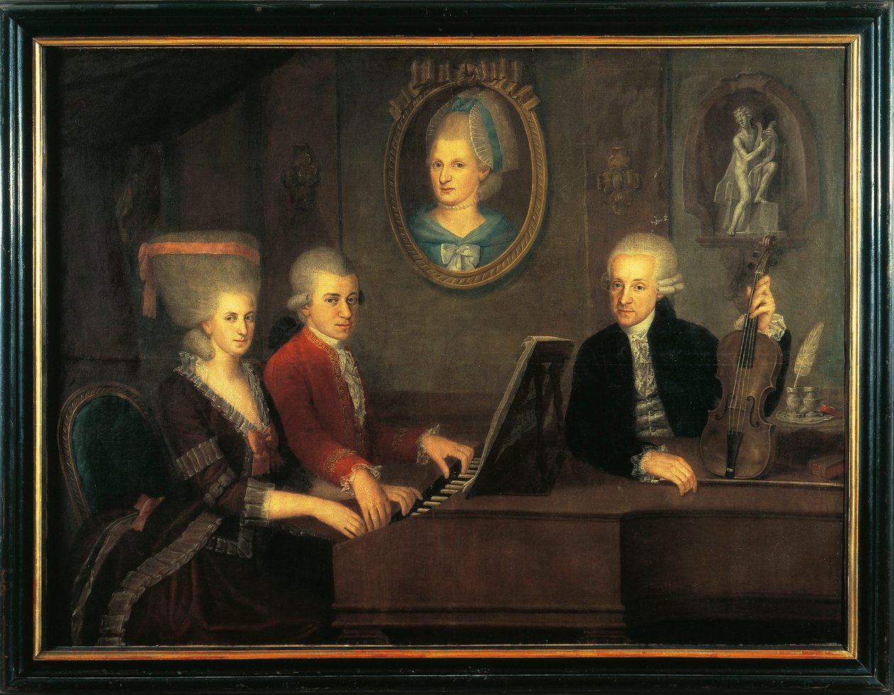 Áustria, Salzburgo, Família Mozart de Johann Nepomuk della Croce