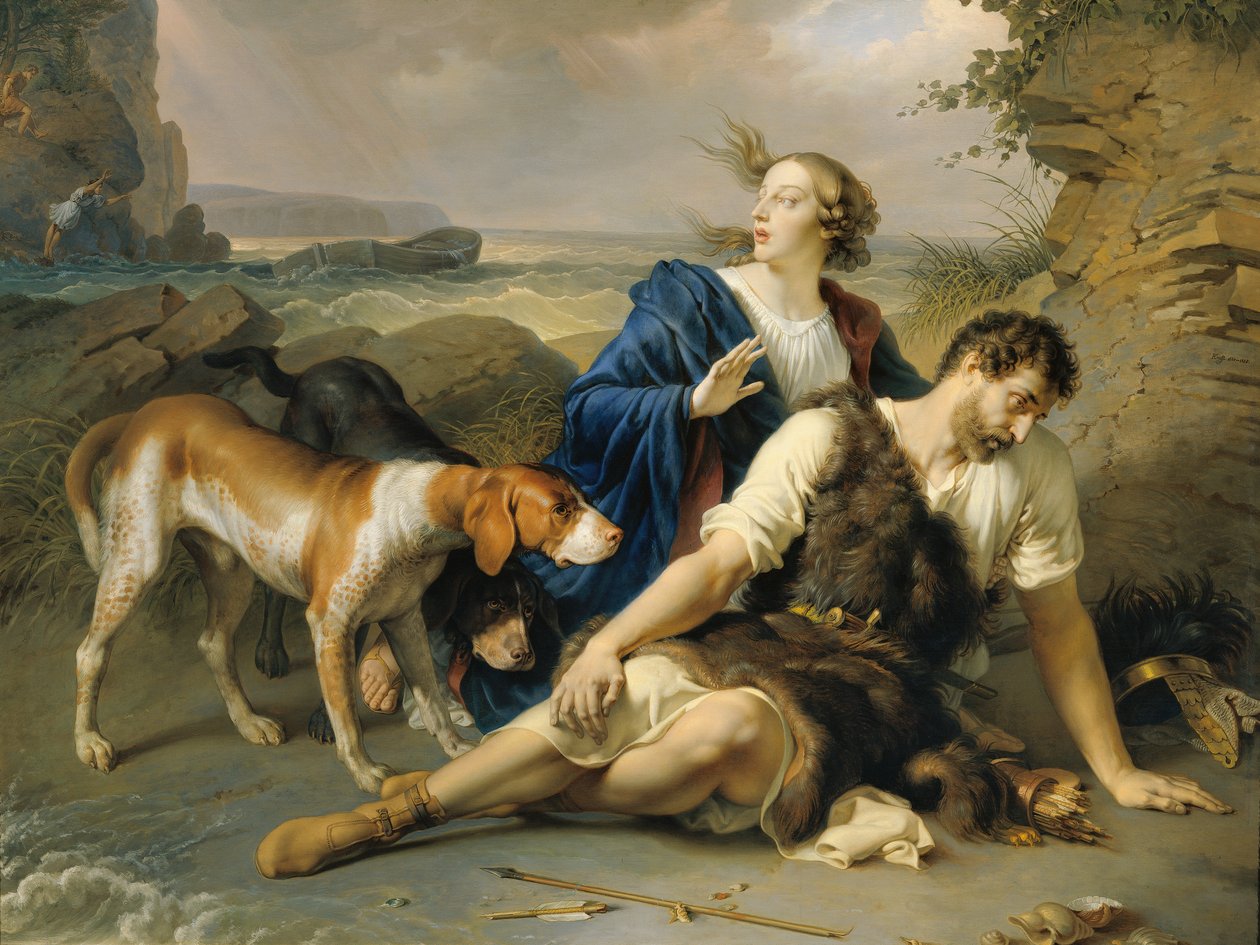 Arindal e Daura de Johann Peter Krafft