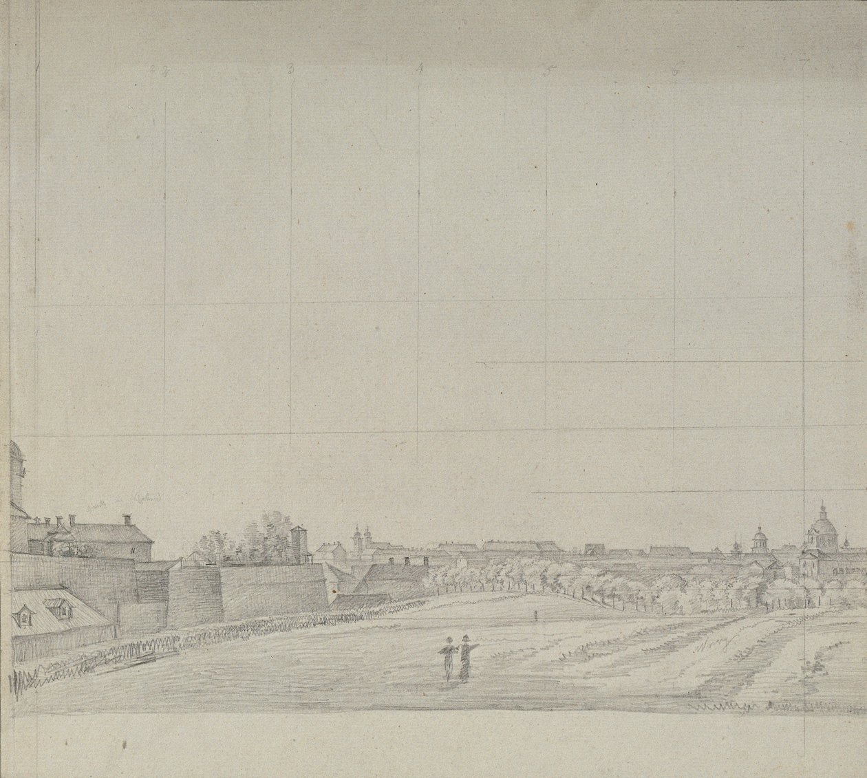 Vista de Viena para o sul de Johann Peter Krafft