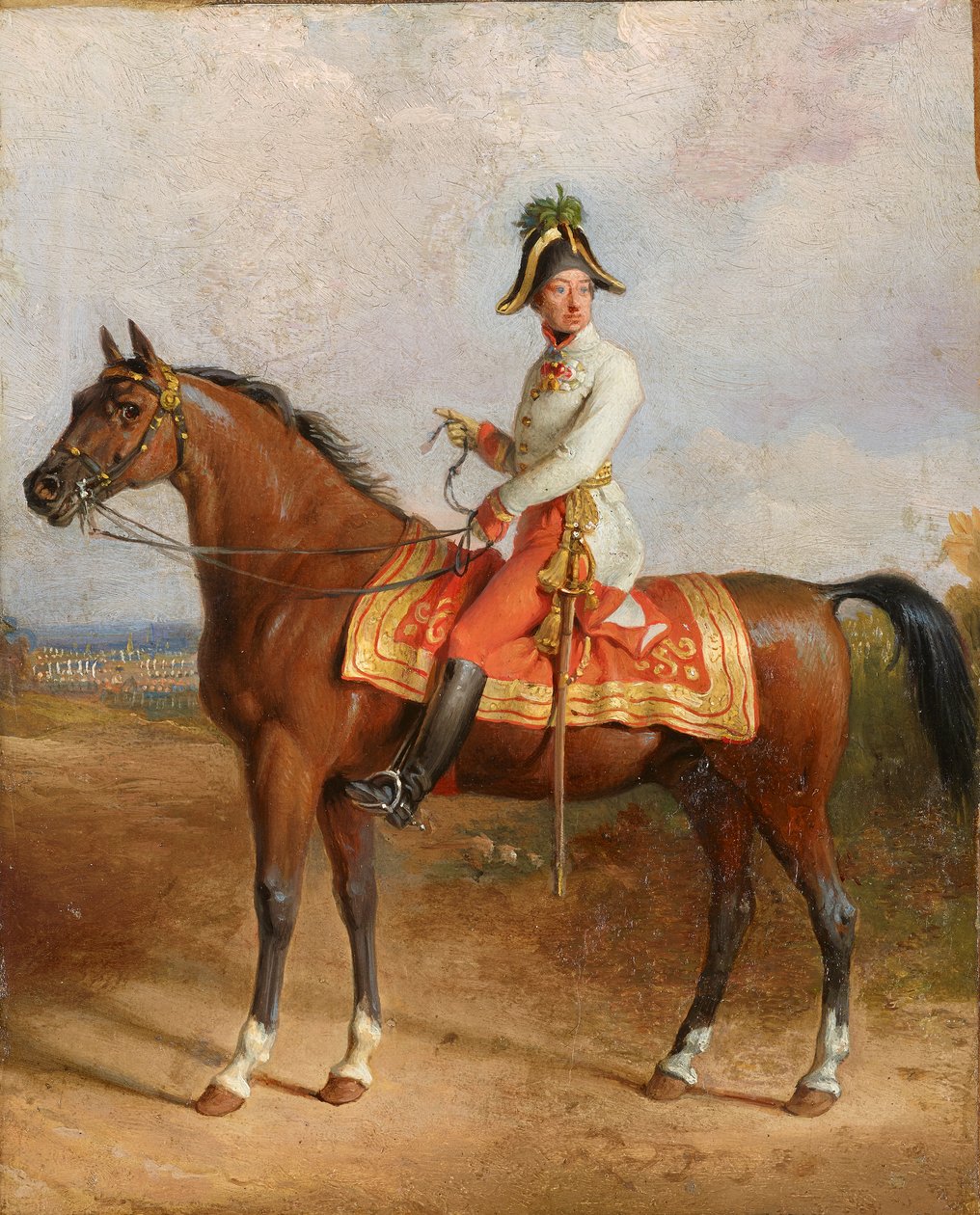 Arquiduque Carl a cavalo de Johann Peter Krafft