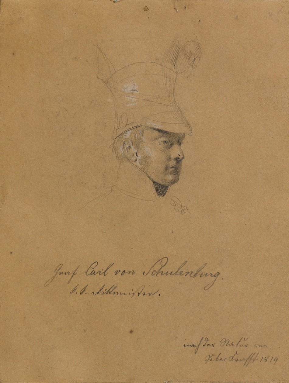 Conde Carl von Schulenburg de Johann Peter Krafft
