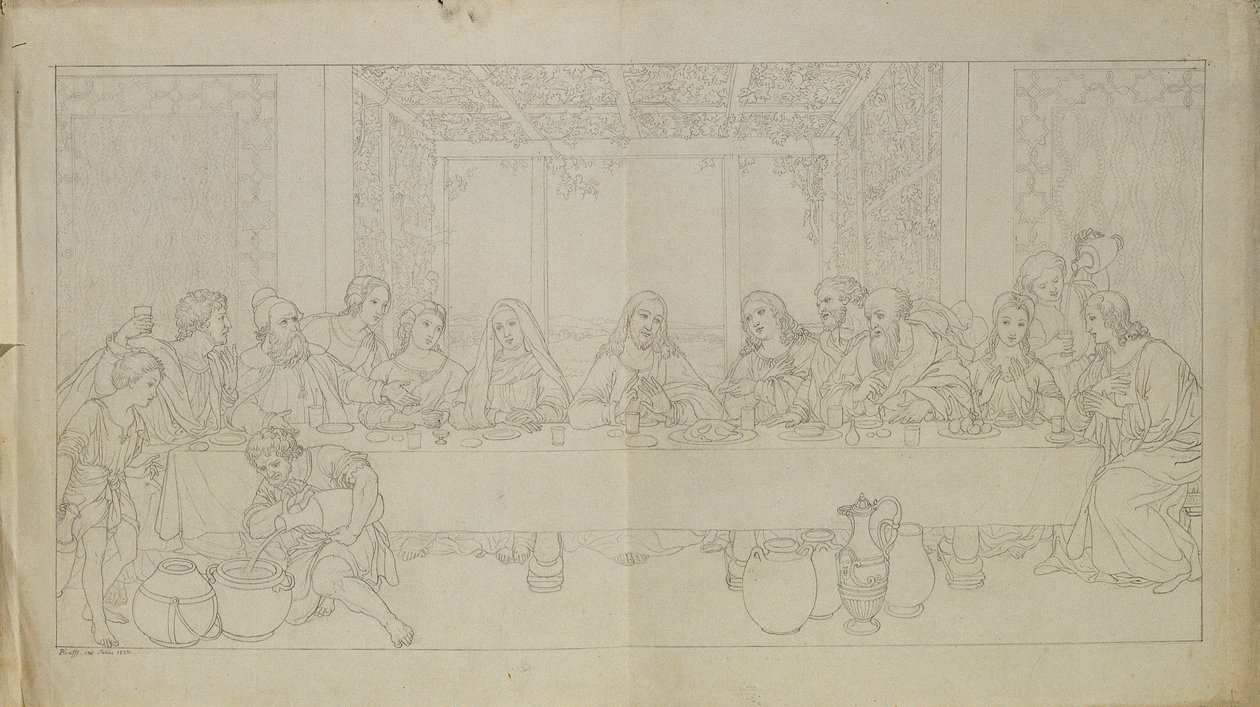 Casamento em Canaã de Johann Peter Krafft