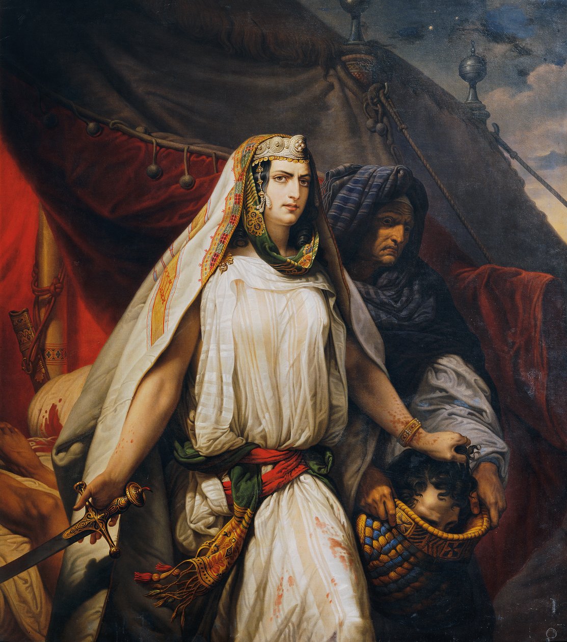 Judite com a cabeça de Holofernes de Johann Peter Krafft