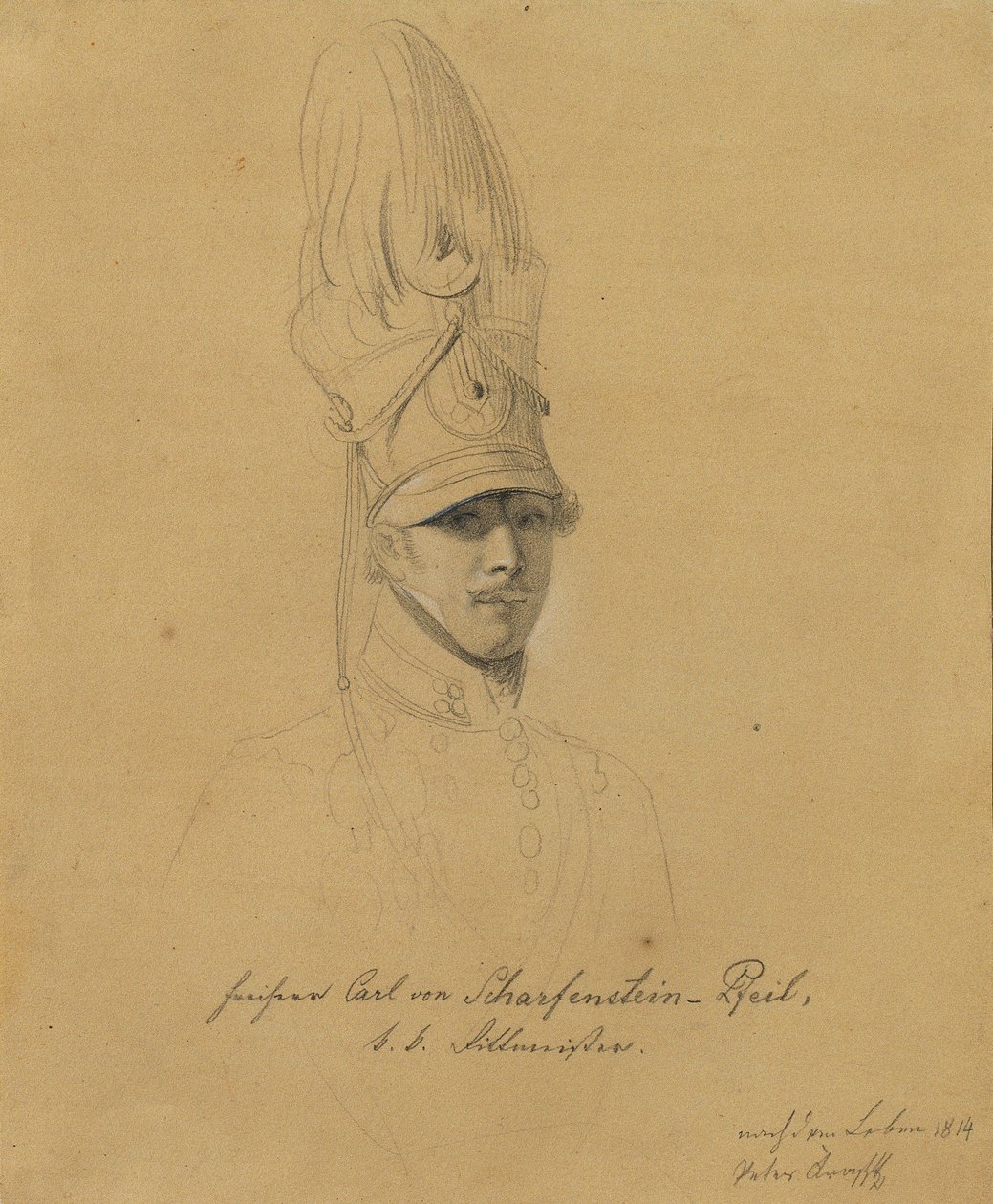 Flecha de Karl Freiherr von Scharfenstein de Johann Peter Krafft